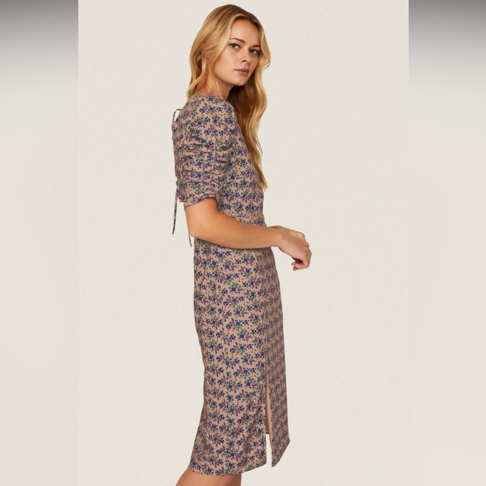 Louna Floral Puff Sleeve Dress